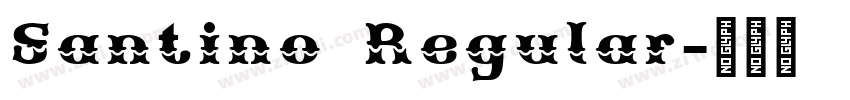 Santino Regular字体转换 Santino Regular字体转换